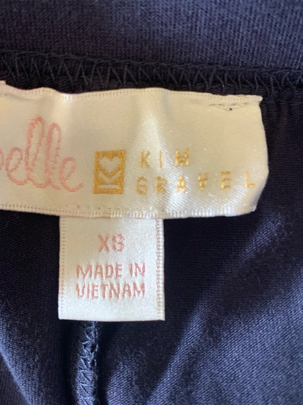 Geometric Pattern Navy and White stretch skort, like new has side pockets - Picture 4 of 5
